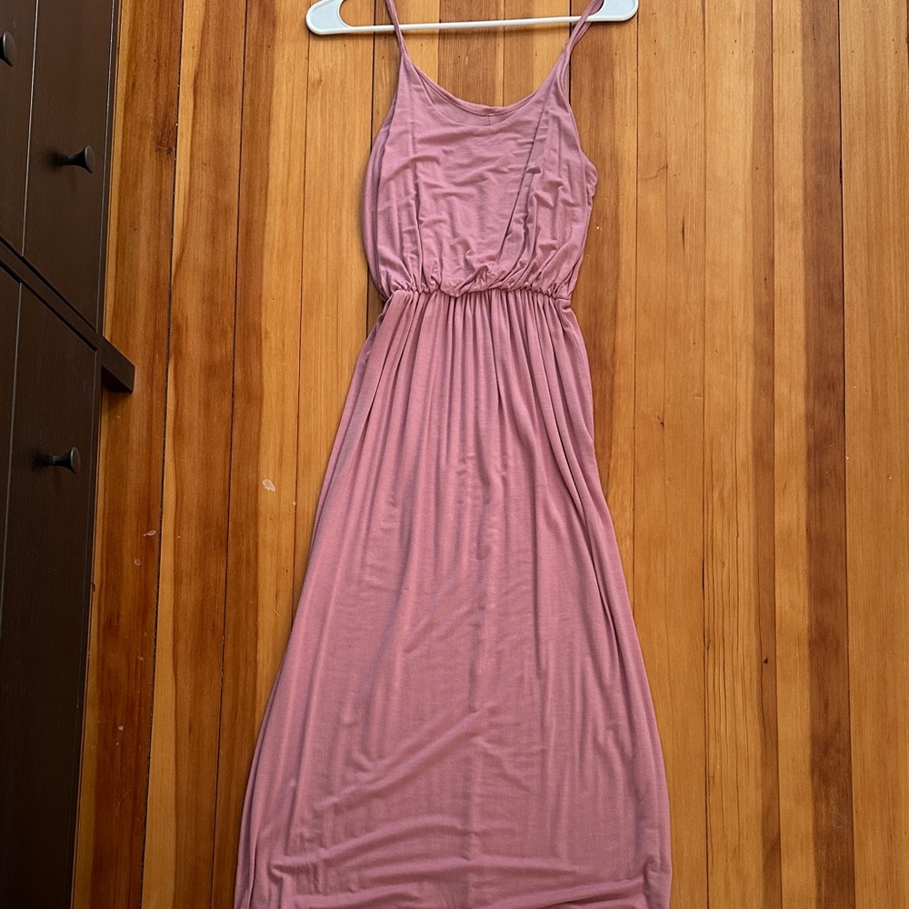 Olivia Rae Soft Pink Maxi Dress